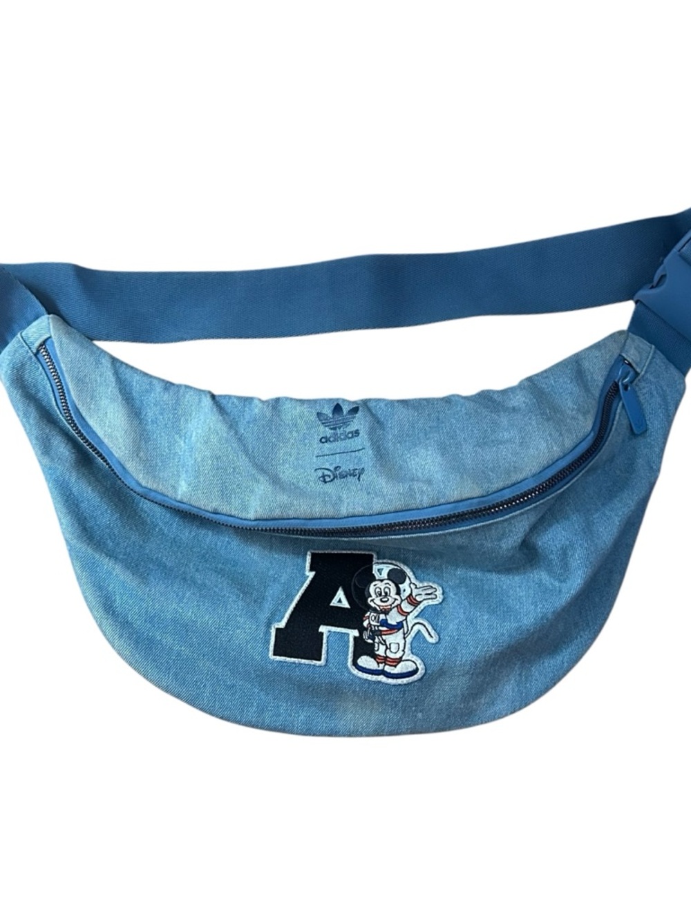 Adidas x Disney Mickey Mouse Astronaut Denim Waist Bag